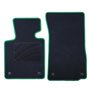 ALFOMBRA A MEDIDA BMW E85 Z4 (2002-2009) 2PZ RIBETE VERDE