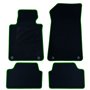 ALFOMBRA A MEDIDA BMW E87 SERIE 1 5 PUERTAS (2004-2011) 5PZ RIBETE VERDE
