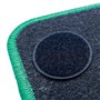 ALFOMBRA A MEDIDA BMW E87 SERIE 1 5 PUERTAS (2004-2011) 5PZ RIBETE VERDE