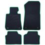 ALFOMBRA A MEDIDA BMW E91 SERIE 3 TOURING (2005-2012) 5PZ RIBETE VERDE