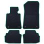ALFOMBRA A MEDIDA BMW E92 SERIE 3 COUPE (2006-2013) 5PZ RIBETE VERDE