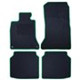 ALFOMBRA A MEDIDA BMW F02 SERIE 7 LARGO (2008-2015) 5PZ RIBETE VERDE