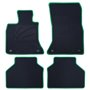 ALFOMBRA A MEDIDA BMW F07 SERIE 5 GT (2009-2017) 5PZ RIBETE VERDE