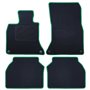 ALFOMBRA A MEDIDA BMW F07 SERIE 5 GT X-DRIVE (2009-2017) 5PZ RIBETE VERDE