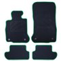 ALFOMBRA A MEDIDA BMW F13 SERIE 6 COUPE (2011-2019) 5PZ RIBETE VERDE