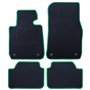 ALFOMBRA A MEDIDA BMW F20 SERIE 1 5 PUERTAS (2012-PRESENTE) 5PZ RIBETE VERDE