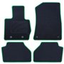 ALFOMBRA A MEDIDA BMW F26 X4 (2014-2018) 5PZ RIBETE VERDE