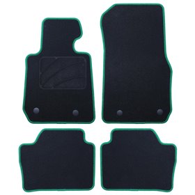 ALFOMBRA A MEDIDA BMW F31 SERIE 3 TOURING (2012-2019) 5PZ RIBETE VERDE