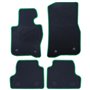 ALFOMBRA A MEDIDA BMW F32 SERIE 4 COUPE (2013-2019) 5PZ RIBETE VERDE