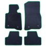 ALFOMBRA A MEDIDA BMW F33 SERIE 4 CABRIO (2014-2019) 5PZ RIBETE VERDE