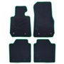 ALFOMBRA A MEDIDA BMW F34 SERIE 3 GT (2013-PRESENTE) 5PZ RIBETE VERDE