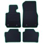 ALFOMBRA A MEDIDA BMW F36 SERIE 4 GRAN COUPE (2014-PRESENTE) 5PZ RIBETE VERDE