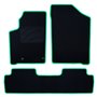 ALFOMBRA A MEDIDA CITROEN BERLINGO (1996-2008) 5PZ RIBETE VERDE