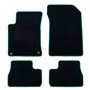 ALFOMBRA A MEDIDA CITROEN C3 (2009-2016) 5PZ RIBETE VERDE