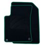 ALFOMBRA A MEDIDA CITROEN C3 (2009-2016) 5PZ RIBETE VERDE