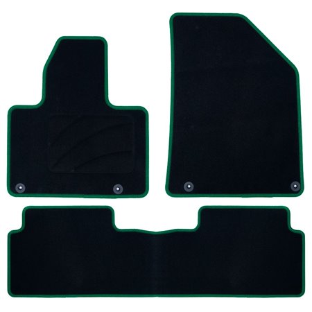 ALFOMBRA A MEDIDA CITROEN C5 (2008-2017) CP RIBETE VERDE
