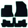 ALFOMBRA A MEDIDA CITROEN GRAND C4 PICASSO (2006-2013) 7PZ C/P RIBETE VERDE