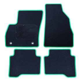 ALFOMBRA A MEDIDA CITROEN NEMO (2008-2019) 5PZ RIBETE VERDE