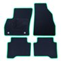 ALFOMBRA A MEDIDA CITROEN NEMO (2008-2019) 5PZ RIBETE VERDE