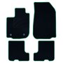 ALFOMBRA A MEDIDA DACIA SANDERO (2012-2016) 5PZ RIBETE VERDE