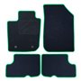 ALFOMBRA A MEDIDA DACIA SANDERO STEPWAY (2008-2012) 5PZ RIBETE VERDE