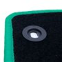 ALFOMBRA A MEDIDA OCC DESIGN FORD FOCUS II (2004-2011) 5 PZ VERDE