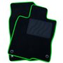 ALFOMBRA A MEDIDA HONDA CIVIC X (2017-PRESENTE) 5PZ RIBETE VERDE