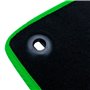 ALFOMBRA A MEDIDA HONDA CIVIC X (2017-PRESENTE) 5PZ RIBETE VERDE