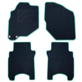ALFOMBRA A MEDIDA OCC DESIGN HONDA JAZZ (2001-2008) 5 PZ VERDE