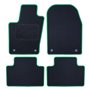 ALFOMBRA A MEDIDA JEEP GRAND CHEROKEE WK2 (2011 -PRESENTE) 5PZ RIBETE VERDE