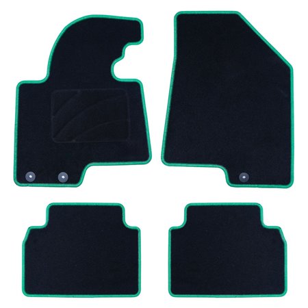 ALFOMBRA A MEDIDA OCC DESIGN KIA SPORTAGE (2010-2016) 5 PZ VERDE