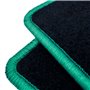 ALFOMBRA A MEDIDA LANCIA DELTA (2008-2014) 5PZ RIBETE VERDE