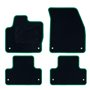 ALFOMBRA A MEDIDA LAND ROVER RANGE ROVER EVOQUE (2011-2019) 5PZ RIBETE VERDE