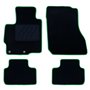 ALFOMBRA A MEDIDA MITSUBISHI ASX (2010-2016) 5PZ RIBETE VERDE