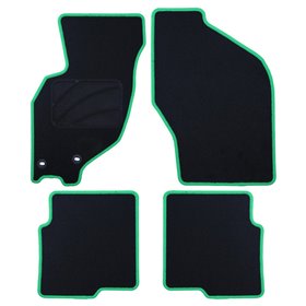 ALFOMBRA A MEDIDA MITSUBISHI SPACESTAR (1991-1998) 5PZ Y 7PZ RIBETE VERDE