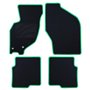 ALFOMBRA A MEDIDA MITSUBISHI SPACESTAR (1991-1998) 5PZ Y 7PZ RIBETE VERDE