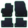 ALFOMBRA A MEDIDA MAZDA 3 (2009-2013) 5PZ RIBETE VERDE