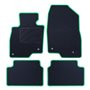 ALFOMBRA A MEDIDA MAZDA 6 WAGON (2017-PRESENTE) 5PZ RIBETE VERDE