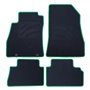 ALFOMBRA A MEDIDA NISSAN JUKE (2010-2019) 5PZ RIBETE VERDE
