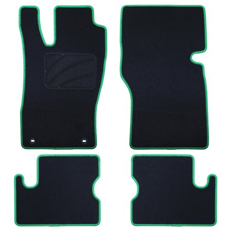 ALFOMBRA A MEDIDA OPEL ASTRA F (1991-1998) 5 RIBETE VERDE