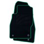 ALFOMBRA A MEDIDA OPEL CORSA D (2006-2014) 5PZ RIBETE VERDE