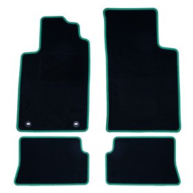 ALFOMBRA A MEDIDA OCC DESIGN RENAULT MEGANE I CABRIO (1997-2003) 5 PZ VERDE