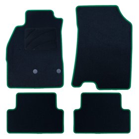 ALFOMBRA A MEDIDA OCC DESIGN RENAULT MEGANE III (2009-2016) 5 PZ VERDE