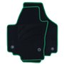 ALFOMBRA A MEDIDA SEAT ALTEA XL (2006-2015) 5PZ RIBETE VERDE