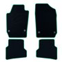 ALFOMBRA A MEDIDA SEAT IBIZA 6J FAMILIAR 3 Y 5 PUERTAS (2008 - 2017) RIBETE VERDE