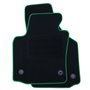 ALFOMBRA A MEDIDA SEAT LEON MK1 (1999-2006) 5PZ RIBETE VERDE