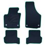 ALFOMBRA A MEDIDA OCC DESIGN SEAT LEON MK2 (2005-2012) 5 PZ VERDE