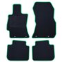 ALFOMBRA A MEDIDA SUBARU OUTBACK (2009-2015) 5 RIBETE VERDE