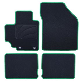 ALFOMBRA A MEDIDA SUZUKI ALTO (DESDE 2009) 5 RIBETE VERDE
