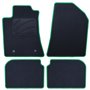 ALFOMBRA A MEDIDA TOYOTA AVENSIS (2003-2009) 5PZ RIBETE VERDE